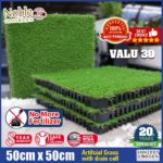 ARTIFICIAL GRASS WITH DRAIN CELL | NOBLE GRASS (DIY) VALU 30
